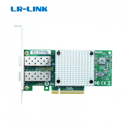 Сетевой адаптер PCIE 10GB FIBER 2SFP+ LREC9812BF-2SFP+ 94F2403 LR-LINK (id 32551)