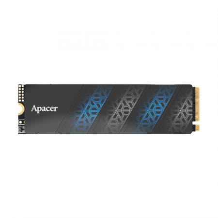 Твердотельный накопитель SSD Apacer AS2280P4U 512GB M.2 2280 AP512GAS2280P4U-1 Client PCIe Gen3x4 with NVMe, 3500/2300, IOPS 400/600K, MTBF 1.8M, 3D NAND, DRAM-lessMB, 350TBW, 0,37DWPD, RTL (919311) (id 50022)