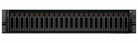 Dell PowerEdge R7625 24B HP2 (24x2.5"SAS/SATA+8 NVMe Direct, RC4, 2*PCIx16 FH(Gen5)+2*PCIx8FH+2*PCIx16 LP, HL) no ( CPU, MEM, HDDs, PSU, OCP, BOSS) H755 Front, IDRAC9 Enterprise 16G, TPM 2.0 V6, Standart Bezel, Sliding Rails, Broadcom 5720 DP 1GB LOM (id 