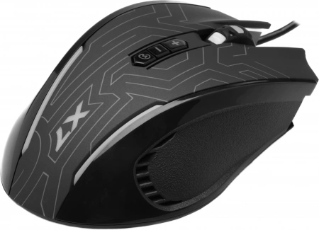 Мышь A4Tech X87 черный оптическая 2400dpi USB 8but (X87 (MAZE)) (id 39320)