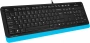 Клавиатура + мышь A4Tech Fstyler F1010 клав:черный/синий мышь:черный/синий USB Multimedia (F1010 BLUE) (id 39176)