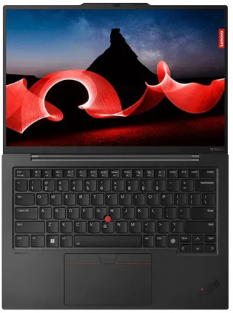 Ноутбук Lenovo ThinkPad X1 Carbon 12 Ultra 7 155U / 16GB LPDDR / 1Tb SSD/ 14"1920x1200 IPS,400nits,1000:1,100% sRGB / Intel HD Graphics / WiFi / BT / TPM / FPR / Thunderbolt / CamFHD+IR / 57Wh / BacklitKB/ Windows 11 Pro/ 1Y (21KDSCRY00) (id 32389)