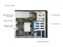 Серверная платформа Supermicro Mini-Tower 1*LGA1718 (AMD EPYC™ 4004 / 4005, Ryzen™ 7000 / 9000), 4x DDR5 Up to 192GB, 4x fixed 3.5" SATA, 2x M.2 NVMe PCIe 5.0 x4 (M-key 2280/22110), 2x 5.25" bays, 1x PCIe 5.0 x16 FHFL, 1x RJ45 1GbE wi