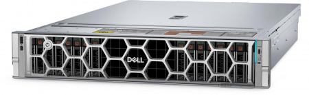 Dell PowerEdge R770 16B HP2 (16x2.5"SAS\SATA, 4*PCIx16 FH) no ( CPU, MEM, HDDs, PSU, OCP, BOSS) H965i Front, IDRAC10 Enterprise 17G, Standart Bezel, Sliding Rails (id 59710)