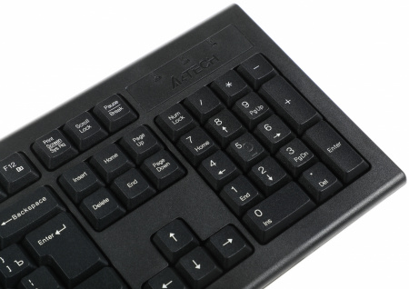 Клавиатура + мышь A4Tech 3000NS клав:черный мышь:черный USB беспроводная Multimedia (id 39169)