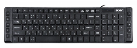 Клавиатура Acer OKW010 черный USB slim Multimedia (ZL.KBDEE.002) (id 29121)
