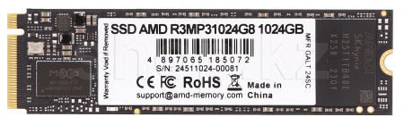 Накопитель SSD AMD PCIe 3.0 x4 1TB R3MP31024G8 Radeon M.2 2280 (id 57101)