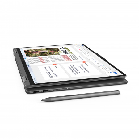 Ноутбук Lenovo Yoga 7 2-in-1 16IML9 Intel Core Ultra 7 155U / 16GB LPDDR5x / 1TB SSD / 16" (1920x1200) IPS Touch, 300nits, Glossy, Dolby Vision / Intel Graphics / 2*TB4 / WiFi / BT / CAM / 71Wh / 65W / BacklitKB / Win 11 Home / Storm Grey / 1Y (id 41513)