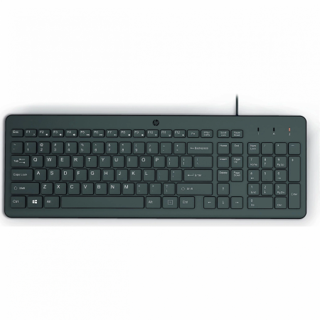 клавиатура Keyboard HP 150 Wired (black) ENG/RUS (id 33892)