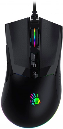 Мышь A4Tech Bloody W90 Max черный оптическая 10000dpi USB 7but (W90 MAX ( STONE BLACK)) (id 39895)