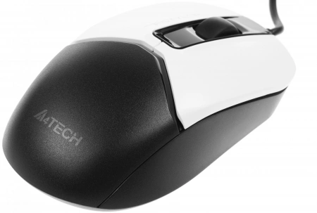 Мышь A4Tech Fstyler FM12 Panda белый/черный оптическая 1200dpi USB 3but (id 40068)