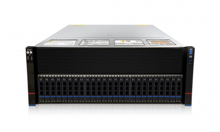 Серверная платформа/ Gooxi SYR4110G-D24R-G5 4U -10 GPU platform based on AMD 9005 , compatible with 9004 / 4* 2700W PSU, EU power cables, support 24 NVMe, 10*GPU cables for H200, H100, rail kits, OCP slot X16 (id 40481)