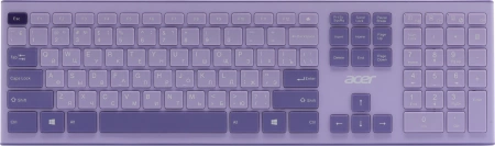 Клавиатура + мышь Acer OCC205 клав:фиолетовый мышь:фиолетовый USB беспроводная slim (ZL.ACCEE.00D) (id 32297)