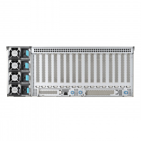 Серверная платформа Asus 4U ESC8000A-E11 2*LGA4094 up to 280W / 32*DDR4 RDIMM / 4*3.5 SAS/SATA + 4*3.5 SAS/SATA/NVME / 8*FHFL Gen4 x16 + 2*FHHL Gen4 x16 / IPMI 2.0 / VGA / GPU Support / 2+2*2200W (id 58151)