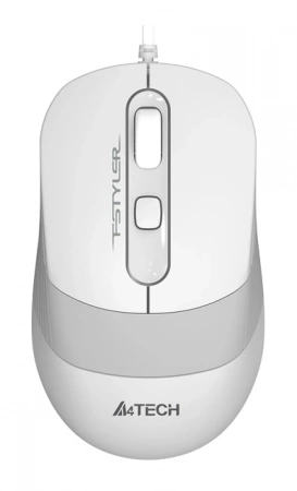Клавиатура + мышь A4Tech Fstyler F1010 клав:белый/серый мышь:белый/серый USB Multimedia (F1010 WHITE) (id 39173)