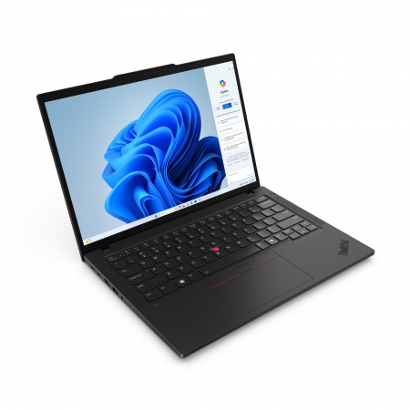 Ноутбук Lenovo ThinkPad T14 Gen 5 Intel Ultra 5 125H / 16GB / 512Gb SSD / 14" 2240x1400 AG IPS,300nits,1500:1,45%NTSC / Intel Arc Graphics / LAN / WiFi / BT / TPM / FRP / LTE / Thunderbolt / BacklitKB / CamRGB+IR / DOS / 1Y (21MLA02LCD) (id 39597)