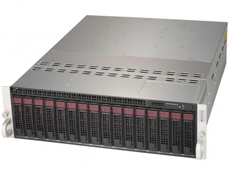 Серверная платформа Supermicro 3U AS -3015MR-H8TNR 8 Node LGA*1718 up to 120W / 4 DDR5 UDIMM / 2*2.5 NVME / LP Gen5 x8 / M.2 NVME 2280-110 / IPMI 2.0 / 1GbE BASE-T / 1+1*2200W / Rails (id 59263)