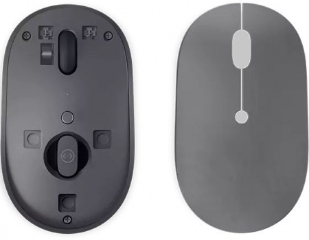 Мышь Lenovo Go серый оптическая 2400dpi беспров. USB-C для ноутбука 3but (GY51C21210) (id 39110)