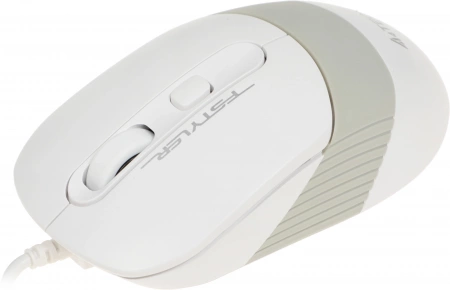 Мышь A4Tech Fstyler FM10 белый/серый оптическая 1600dpi USB 4but (FM10 WHITE) (id 39445)