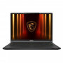 Ноутбук MSI Stealth 16 AI A2HWFG-086XRU Intel Core 7 255H / 32GB DDR5 / 1TB SSD / 16" (2560x1600) OLED, 240Hz, HDR 600 / NVIDIA GeForce RTX 5060 8GB / Thunderbolt 4 / Fingerprint / LAN / WiFi / BT / CAM / 99.9Wh / 240W ext / NoOS / Black / 1Y (id 41562)