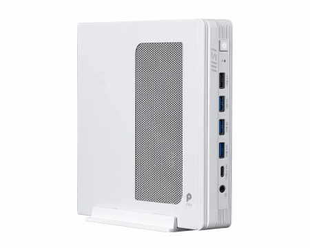 Неттоп MSI Pro DP10 A14MG-011XRU / Intel Core i5-14400 / 16GB DDR5 / 512GB SSD / Intel UHD Graphics 730 (HDMI+DP) / 2x LAN / WiFi / BT / NoOS / 120W ext / White / 1Y (9S6-B21012-011) (id 57169)