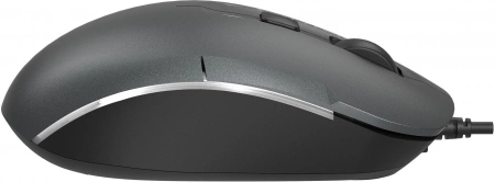Мышь A4Tech Fstyler FM26 серый/черный оптическая 1600dpi USB для ноутбука 4but (FM26 USB (SMOKY GREY)) (id 39985)