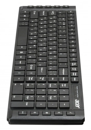 Клавиатура Acer OKW010 черный USB slim Multimedia (ZL.KBDEE.002) (id 29121)