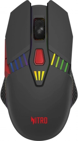Мышь Acer Nitro OMR305 черный оптическая (3200dpi) беспроводная BT/Radio USB (6but) (id 27213)