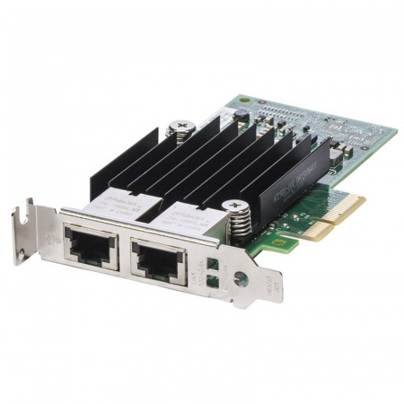 Сетевая карта Dell Intel X710-T2L DP 10Gb BASE-T PCIe Low Profile Network Interface Card (540-BCSE) (id 1677)