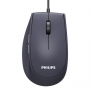 Аксессуары Philips Проводная Мышь SPK7327, 5 кноп., USB 2.0, 1600dpi, бесшумная, Чёрный (id 33332)
