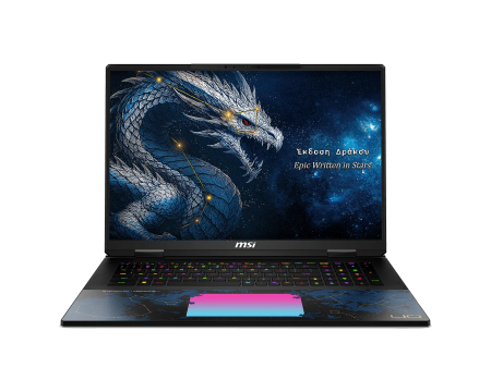 Ноутбук Titan 18 HX Dragon Edition Draco Epic A2WJ-1251RU Intel Ultra 9 290HX/ 96GB/2TbSSD+2TbSSD/ 18"(3840x2400)MiniLED,1000nits,2000000:1,100%DCI-P3,240Hz/ 24GbNVIDIA GeForceRTX5090/ LAN/WiFi/BT/FHDcam+IR/BCLTKB/Win11Home/1Y (9S7-1824D6-1251) (id 58598)
