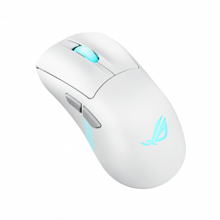 Мышь ASUS ROG KERIS II ORIGIN, 54g, Wired, 2.4GHz RF, Bluetooth 5.1, 42K DPI sensor, 5 Programmable Buttons, White (id 38019)