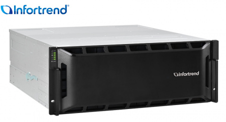 Платформа СХД Infortrend GS2024R01C0FD-8U32 EonStor GS 2000 4U/24bay, cloud-integrated unified storage, supports NAS, block, object storage and cloud gateway, dual redundant co ntroller subsystem including 2x12Gb/s SAS EXP. ports, 8x1G iSCSI ports +4x hos