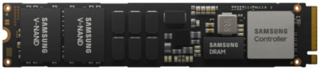 Твердотельный накопитель Samsung Enterprise SSD, M.2, PM9A3, 3840GB, NVMe/PCIE Gen4 x4, R5500/W2000Mb/s, IOPS(R4K) 800K/85K, MTBF 2M, 1DWPD (MZ1L23T8HBLA-00A07) (id 10332)