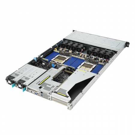 Серверная платформа ASUS RS700A-E12-RS12U 1U 2*LGA6096 up to 400W / 24*DDR5 RDIMM / 12*2.5 SAS/SATA/NVMe / 2*FHFL Gen5 x16 + LP Gen5 x16 + LP Gen4 x8 / 2*M.2 2242-60-80 SATA/NVME / IPMI 2.0 / 2*10GbE BASE-T / 2*USB 3.2 / VGA / 1+1*2600W (id 58825)