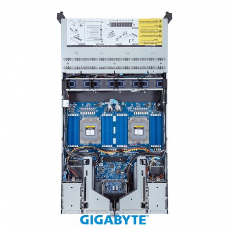 Gigabyte Server Platform R283-Z90 Rev.3x / 2U / 2xAMD (9004/9005) / 2xHS / 24xDIMM / 12xLFF NVME/SAS/SATA + 4xSFF SAS/SATA + 3xM.2 PCIe Gen3 / 2x1GbE / 1xOCP 3.0 / 3xFHHL / 2x1600W / Rails / 1Y (id 60661)