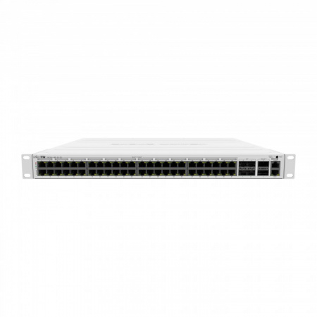 Коммутатор MikroTik CRS354-48P-4S+2Q+RM 1x100Mb 48G 4SFP+ 48PoE+ 700W управляемый (id 16018)