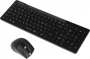 Клавиатура + мышь A4Tech Fstyler FG2400 Air2 клав:черный мышь:черный USB беспроводная slim (FG2400 AIR2 BLACK) (id 39191)