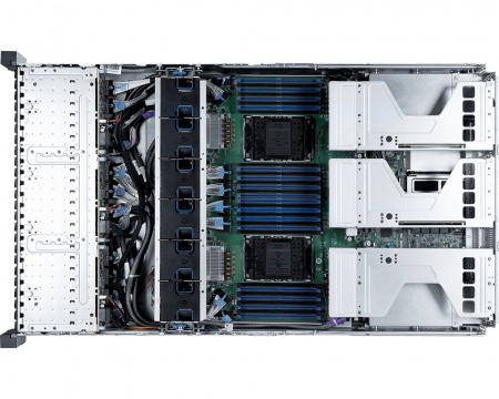 MSI S5062X270RAU24 Rack 2U, 2xIntel Xeon 6 (LGA4710), 32xDDR5/6400, 24x2.5" U.2 NVMe + 2xE1.S 9.5mm rear, 2xM.2 2280/22110 PCIe5x2, up to 6xPCIe5 x16 + OCP3.0, Mgmt 1GbE, 2x2700W, Rails (id 58694)
