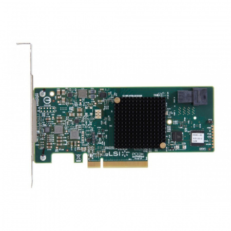 RAID-контроллер Broadcom 9341-4i SGL (LSI00419 / 05-26105-00(M)  PCIe 3.0 x8 LP, SAS/SATA 12G, RAID 0,1,5,10,50, 4port(1*int SFF8643), 3008ROC (id 48114)