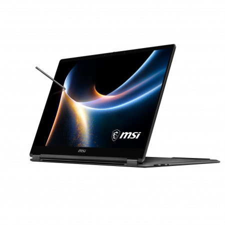Ноутбук MSI Prestige 16 Flip AI+ C3MTG-028RU Intel Core Ultra 9 386H / 32GB  LPDDR5x / 2TB SSD / 16" 2.8K (2880x1800) OLED Touch Glossy, 400 nits / Intel Arc Graphics / 2x TB 4 / FP / WiFi / BT / CAM / 81 WHr / 65W ext / Win 11 Pro / Grey / 1Y (id 49454)