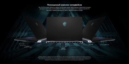 Ноутбук MSI Titan 18 HX AI A2XWJG-206RU Intel Core Ultra 9 275HX / 64Gb DDR5 / 2*2Tb SSD / 18" 3840x2400 IPS, 120Hz, MiniLED, HDR1000 / NVIDIA RTX 5090 24Gb / LAN / WiFi / BT / Thunderbolt 5 / Cam / 99.9Wh / Win 11 Home / Black / 1Y (id 34591)