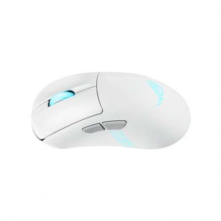 Мышь ASUS ROG KERIS II ORIGIN, 54g, Wired, 2.4GHz RF, Bluetooth 5.1, 42K DPI sensor, 5 Programmable Buttons, White (id 38019)