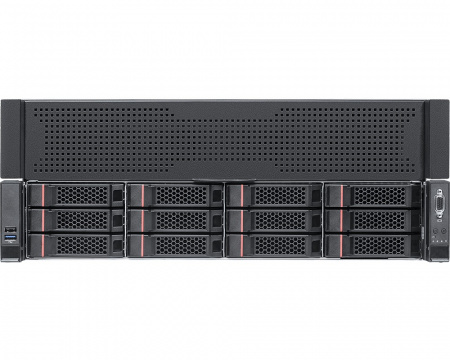 Серверная платформа MSI 4U G4201-HE 2*LGA4677 up to 350W / 32*DDR5 RDIMM / 10*3.5 SAS/SATA + 2*3.5 NVME / 9*FHFL Gen5 x16 + FHFL Gen4 x8 / 2*M.2 2280-110 NVME / IPMI 2.0 / 1GbE BASE-T / RJ-45 Console / VGA / 3+1*2700W / Rails (id 60910)