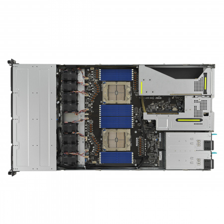 Серверная платформа ASUS RS700A-E12-RS4U 2*LGA6096 SP5 up to 400W / 24*RDIMM DDR5 / 4*3.5" SAS/SATA/NVMe / 2*FHHL Gen5 x16 / IPMI 2.0 / 2*OCP 3.0 x16 Gen5 / MiniDP / 2*1GbE / 2*USB 3.0 / 2*2000W PSU (id 58723)