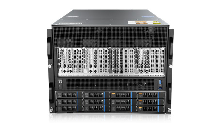 Серверная платформа Gooxi SY8108G-D12R-G4 8U-8GPU platform based on Gen4/5th with direct backplane, standard : 2* NVMe+ 8* SATA, TDP=350W, 32* DDR5 slots, support 13* PCle.slots:8* PCle5.0x16 GPU slots +1* PCle5.0x16 slts +1* PCle5.0x8 slots +1* PCle4.0x