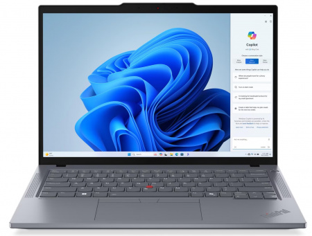 Ноутбук Lenovo ThinkPad T14 Gen5 Intel Ultra 7 155U / 16GB / 512Gb SSD / 14"1920x1200 IPS AG 400nits, 1000:1, 45%NTSC/ Intel Graphics/ LAN/WiFi/BT/TPM /FRP/ Thunderbolt /CamRGB+IR/52,5Wh/BacklitKB/ Windows11Pro/ Grey/1Y (21ML0089US) ( (id 41426)