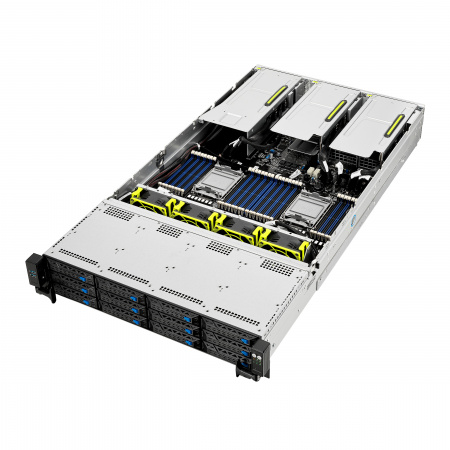 Серверная платформа Asus 2U RS720-E10-RS12 2*LGA4189 up to 270W / 32*DDR4 RDIMM / 8*3.5 SAS/SATA/NVME + 4*3.5 SAS/SATA + 2*2.5 SATA/NVME / 4*FHFL Gen4 x16 + FHFL Gen4 x8 + LP Gen4 x8 / 2*M.2 2260-80 NVME / IPMI 2.0 / VGA / 2*USB 3.2 / 2*1600W (id 56644)