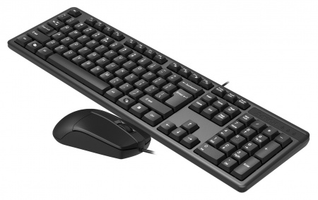 Клавиатура + мышь A4Tech KK-3330S клав:черный мышь:черный USB (KK-3330S USB (BLACK)) (id 39197)