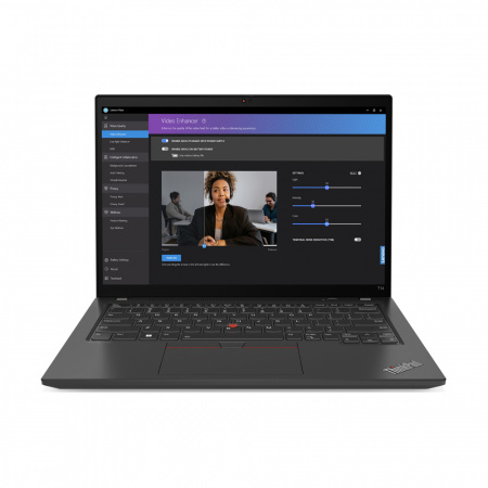 Ноутбук Lenovo ThinkPad T14 Gen 4 Core i5-1335U / 16ГБ / 1ТБ SSD / 14" 1920x1080 AG IPS 300nits, 700:1, 45% NTSC / Intel Iris Xe Graphics / LAN / WiFi / BT / TPM / FPR / Thunderbolt / FHD Cam+IR / BacklitKB / Windows 11 Pro /1Y(21HESGC100) (id 37830)
